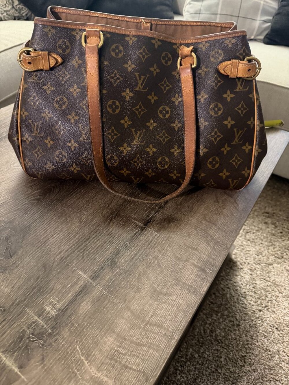 Louis Vuitton Vintage 2009 Batignolles Horizontal Monogram Tote-Authentic